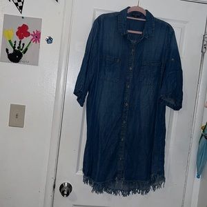denim dress